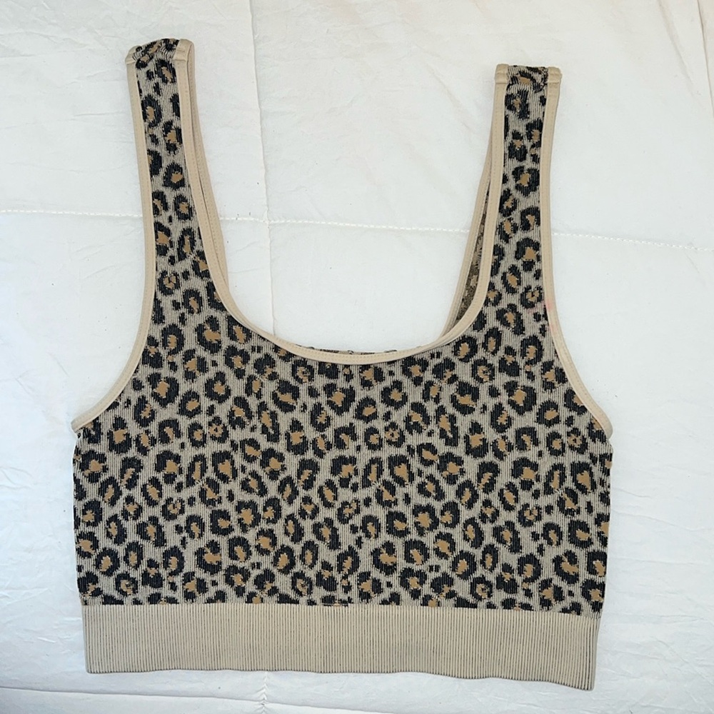 Urban Luxe Cheetah Crop/Bra Top
